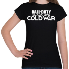 PRINTFASHION COD - Cold War - Női póló - Fekete