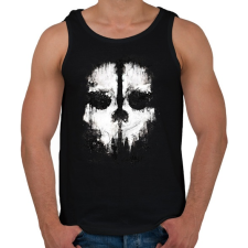 PRINTFASHION COD: Ghosts - Férfi atléta - Fekete atléta, trikó