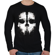 PRINTFASHION COD: Ghosts - Férfi hosszú ujjú póló - Fekete férfi póló