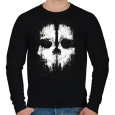 PRINTFASHION COD: Ghosts - Férfi pulóver - Fekete