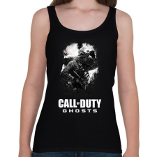 PRINTFASHION COD: Ghosts - Női atléta - Fekete női trikó