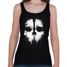 PRINTFASHION COD: Ghosts - Női atléta - Fekete női trikó