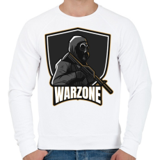 PRINTFASHION COD: Warzone - Férfi pulóver - Fehér