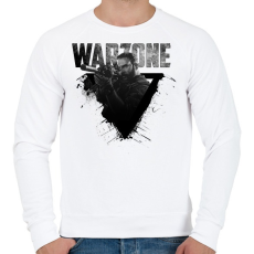 PRINTFASHION COD: Warzone - Férfi pulóver - Fehér
