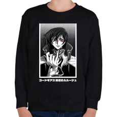 PRINTFASHION Code Geass - Gyerek pulóver - Fekete