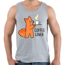 PRINTFASHION Coffee Lover - Férfi atléta - Sport szürke atléta, trikó