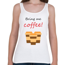 PRINTFASHION coffee - Női atléta - Fehér