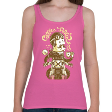 PRINTFASHION Coffee Racer - Női atléta - Rózsaszín női trikó