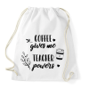 PRINTFASHION Coffee- Teacher - Sportzsák, Tornazsák - Fehér