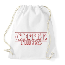 PRINTFASHION Coffee Things - Sportzsák, Tornazsák - Fehér tornazsák