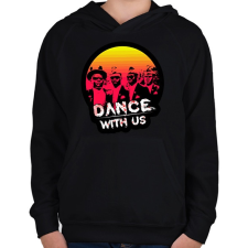 PRINTFASHION Coffin Dance - Gyerek kapucnis pulóver - Fekete gyerek pulóver, kardigán