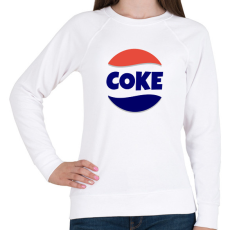 PRINTFASHION COKE - Női pulóver - Fehér