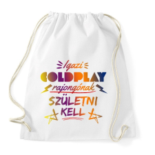 PRINTFASHION COLDPLAY rajongó - Sportzsák, Tornazsák - Fehér tornazsák