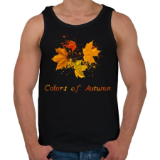 PRINTFASHION colors of autumn - Férfi atléta - Fekete atléta, trikó