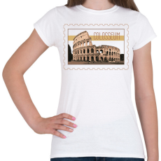 PRINTFASHION Colosseum - Női póló - Fehér