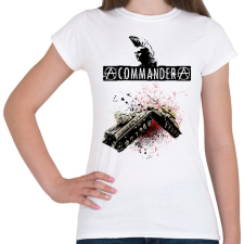 PRINTFASHION commander - Női póló - Fehér női póló