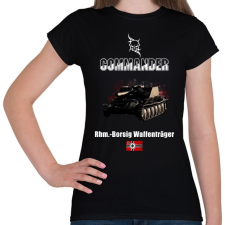 PRINTFASHION commander-rhm - Női póló - Fekete női póló