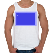 PRINTFASHION Commodore 64 - Férfi atléta - Fehér atléta, trikó