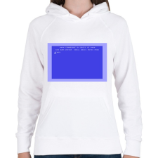 PRINTFASHION Commodore 64 - Női kapucnis pulóver - Fehér női pulóver, kardigán
