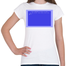 PRINTFASHION Commodore 64 - Női póló - Fehér
