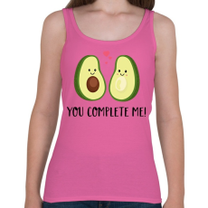 PRINTFASHION Complete me! - Női atléta - Rózsaszín