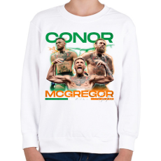 PRINTFASHION Conor McGregor - Gyerek pulóver - Fehér