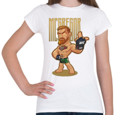 PRINTFASHION Conor McGregor - Női póló - Fehér női póló