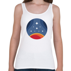 PRINTFASHION Constellation Starfield - Női atléta - Fehér