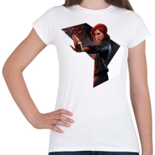 PRINTFASHION Control - Női póló - Fehér női póló