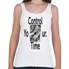 PRINTFASHION Control Your Time. - Női atléta - Fehér