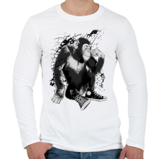 PRINTFASHION Converse - Férfi hosszú ujjú póló - Fehér férfi póló