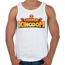 PRINTFASHION Cookie Run Kingdom - Logo - Férfi atléta - Fehér atléta, trikó