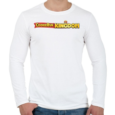 PRINTFASHION Cookie Run Kingdom - Logo - Férfi hosszú ujjú póló - Fehér férfi póló