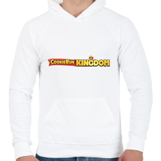 PRINTFASHION Cookie Run Kingdom - Logo - Férfi kapucnis pulóver - Fehér