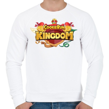 PRINTFASHION Cookie Run Kingdom - Logo - Férfi pulóver - Fehér férfi pulóver, kardigán