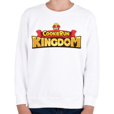 PRINTFASHION Cookie Run Kingdom - Logo - Gyerek pulóver - Fehér