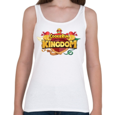 PRINTFASHION Cookie Run Kingdom - Logo - Női atléta - Fehér női trikó