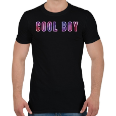 PRINTFASHION cool boy - Férfi póló - Fekete