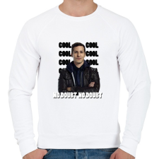 PRINTFASHION Cool, cool, cool, cool, no doubt, no doubt - Férfi pulóver - Fehér férfi pulóver, kardigán