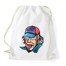 PRINTFASHION Cool Einstein - Sportzsák, Tornazsák - Fehér tornazsák