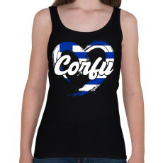 PRINTFASHION Corfu - Női atléta - Fekete