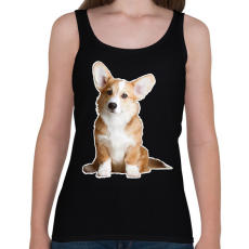 PRINTFASHION corgi - Női atléta - Fekete
