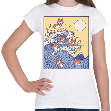 PRINTFASHION Corgik - Női póló - Fehér