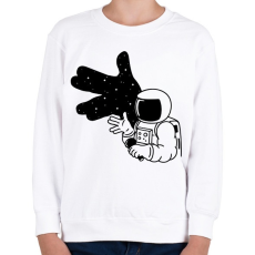 PRINTFASHION Cosmoshadow - Gyerek pulóver - Fehér