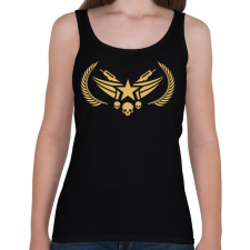 PRINTFASHION Counter Strike: Global Offensive Nova Rank - Női atléta - Fekete női trikó