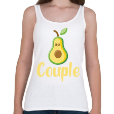 PRINTFASHION Couple - Női atléta - Fehér női trikó