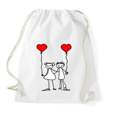 PRINTFASHION Couples - Sportzsák, Tornazsák - Fehér tornazsák