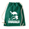 PRINTFASHION Cowabunga 1 - Sportzsák, Tornazsák - Sötétzöld