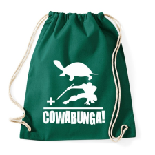 PRINTFASHION Cowabunga 1 - Sportzsák, Tornazsák - Sötétzöld tornazsák