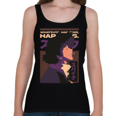 PRINTFASHION Cowboy Bebop - Női atléta - Fekete